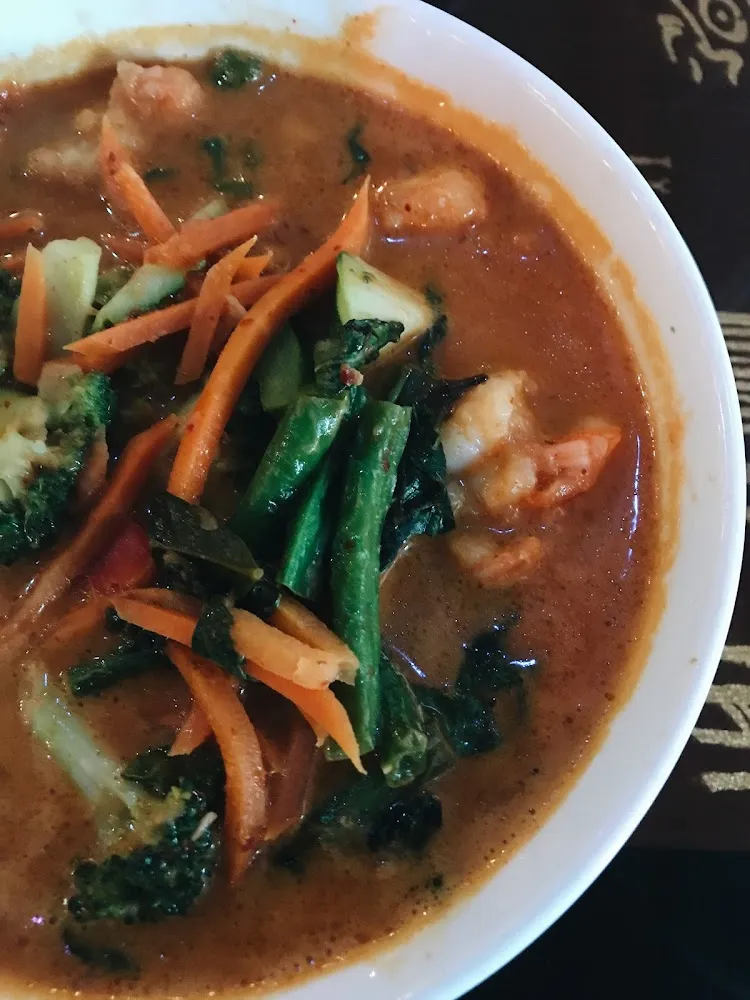 Red Curry with Shrimp